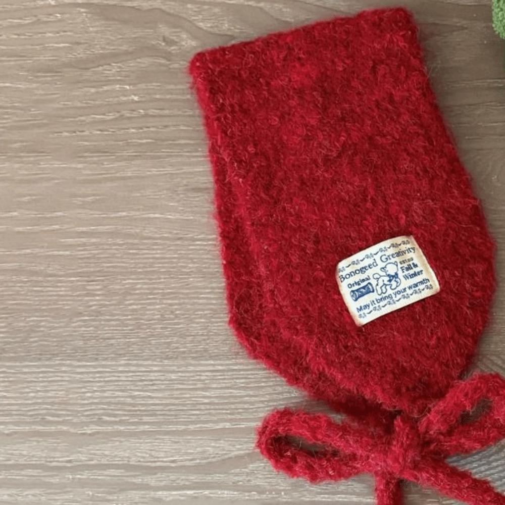 Korean Style Knitted Ear Covers Solid Color Warm Earlaps Wool Strappy Earmuffs Casual Wear