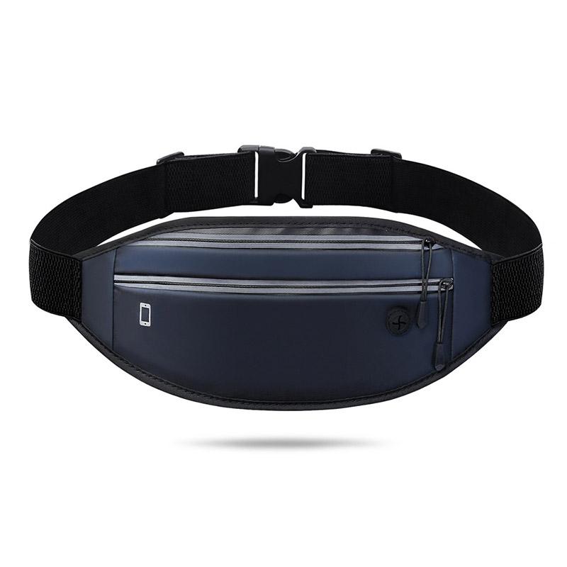 

Спортивная поясная сумка для улицы, водонепроницаемая, из ПУ кожи, унисекс, для фитнеса