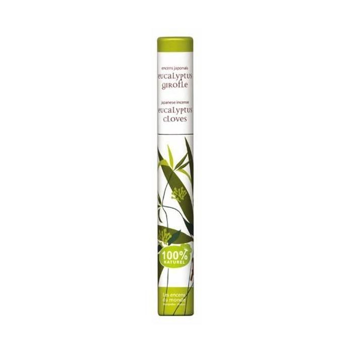 Incense - Eucalyptus Clove - Tube of 30 Sticks - Fresh Breeze - Invigorating - Mixed