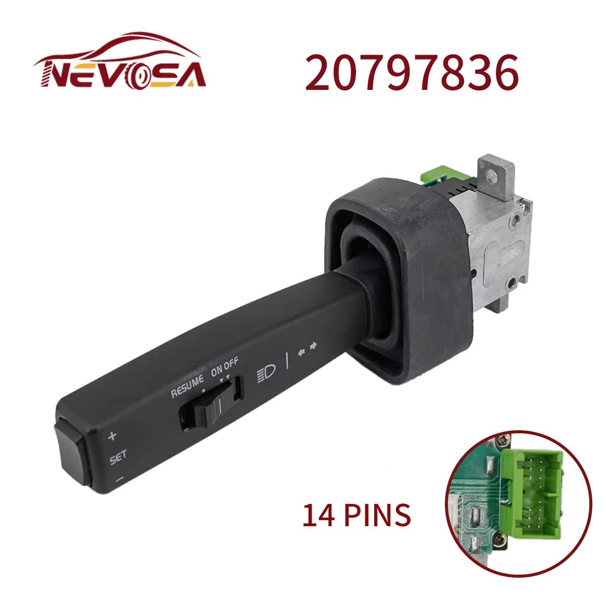 For Volvo FH12 FM 20797836 Column Switch Combination Button 70351744 20399170 20701049 21670857 14Pin 20797836