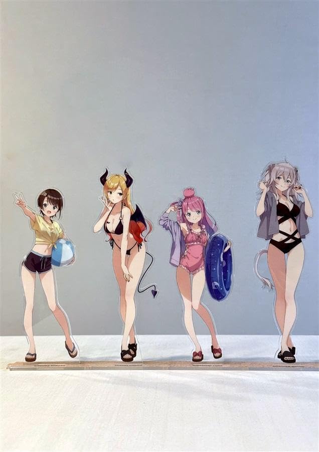 Hololive SubaChocoLunatan Summer Acrylic Stand Acrylic Stand Oozora Subaru Yuzuki Choco Himemori Luna Shishiro Botan C104 Watao Holofes Comiket