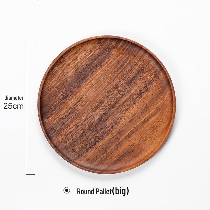 UOSUUOSU Walnut Wood Round Storage Tray