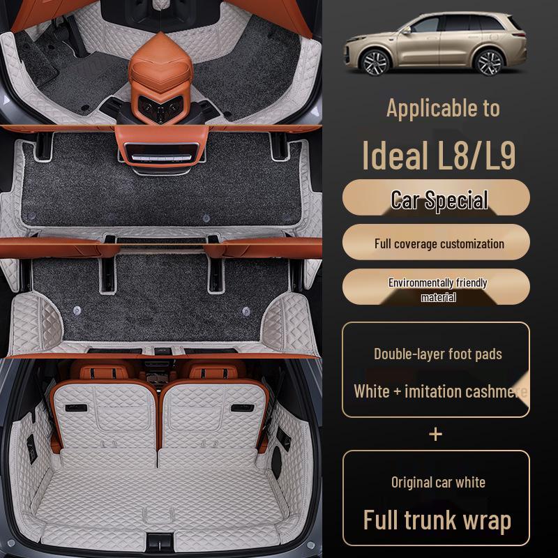 Li Auto L8/L9 Trunk Mat, Full Coverage for Third Row