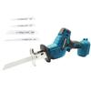 Cordless Reciprocating Saw 18V Adjustable Speed Electric Saw Wood Metal Pipe Cutting Fit Makita 18v Battery (without Battery)