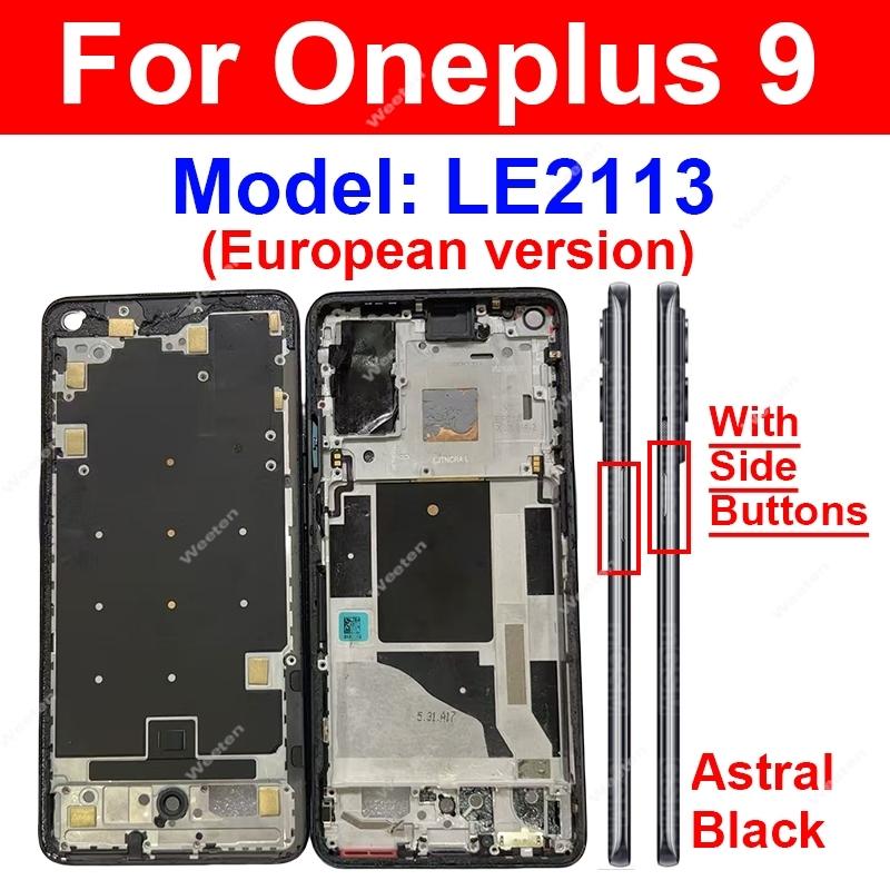 For OnePlus Oneplus 1+ 9 11 11R 12 13 Middle Frame Housing Front Frame Cover Housing with Side Button Replacement Parts