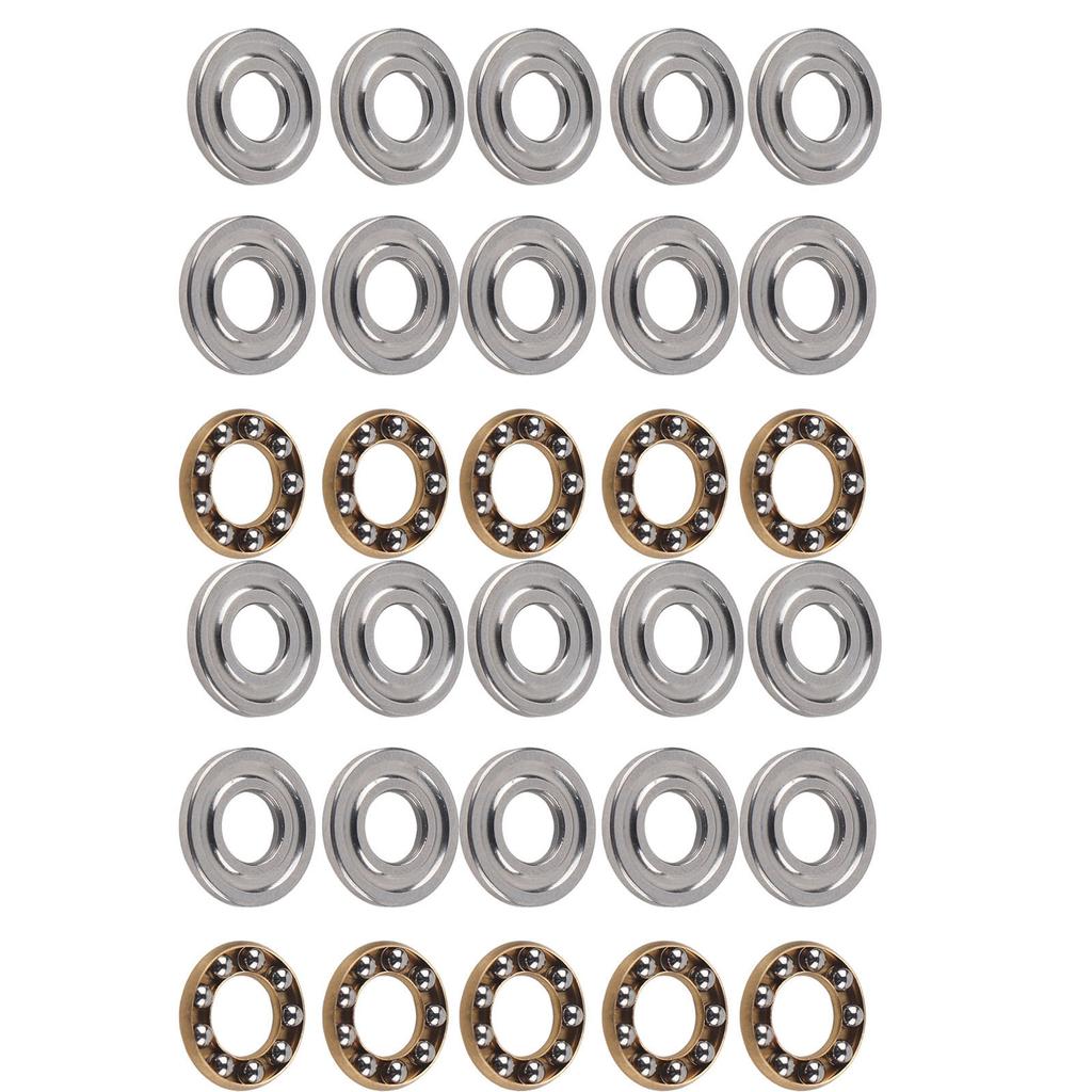 10pcs Thrust   Bearing Miniature High   Flat Steel Bearings Set (F6-12M 6x12x4.5mm)
