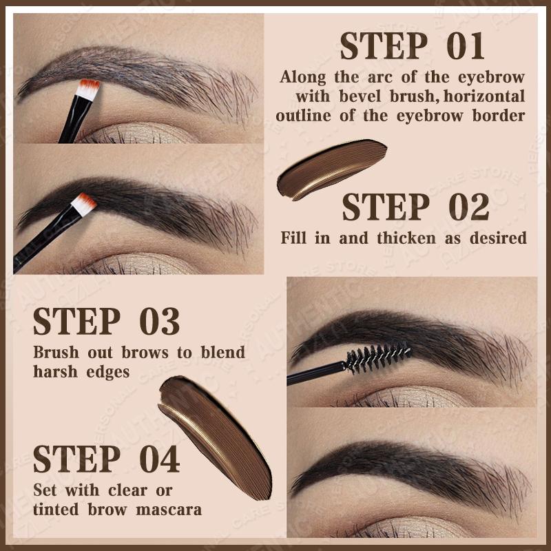 4 Colors Waterproof Shape Liquid Eyebrow Dye Natural Long Lasting Eyebrow Brow Gel Cream Makeup Color Cosmetic