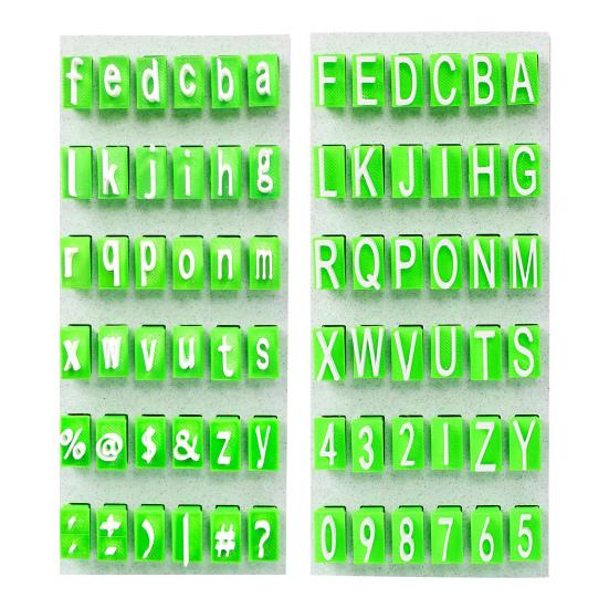 1 Set Clay Pottery Alphabet Stamp A to Z Capital Lowercase Letters Numbers Symbols DIY Embossing Polymer Clay Stamp Tools