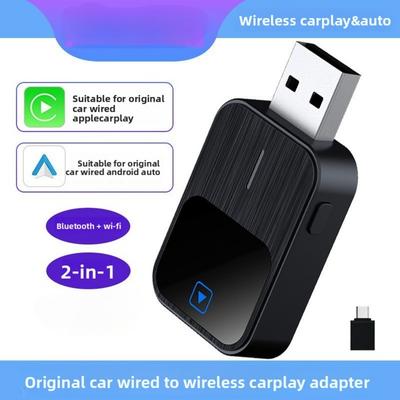 Kablosuz Carplay Kutusu Android Auto 2'si 1 Arada Sorunsuz Araç Bağlantısı için Hızlı Geçiş