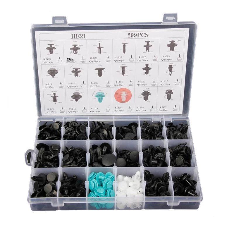 

Набор из 299 штук автомобильных клипс для бампера и крыла для BMW, Subaru, Honda 0117