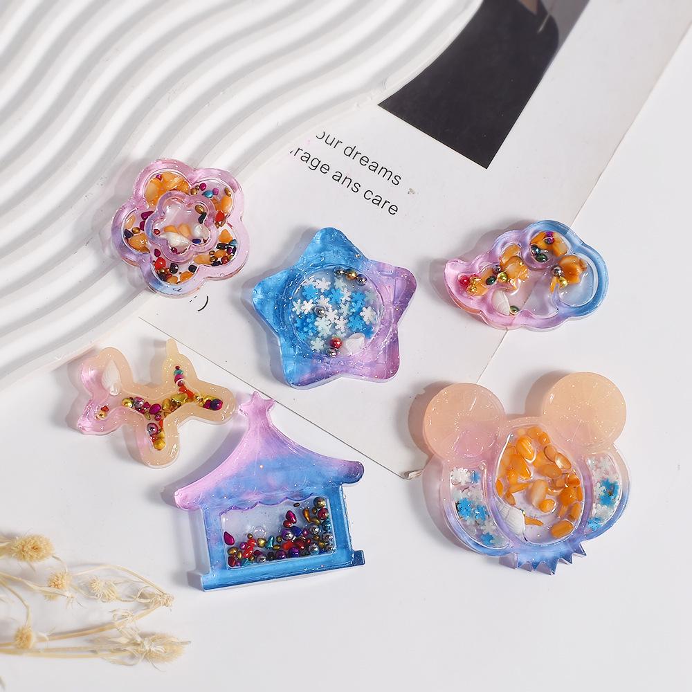 DIY Resin Mold: Pumpkin Carriage, Waffle, Circus Tent, Petals, Balloon, Rocking Horse, Dog, Quicksand