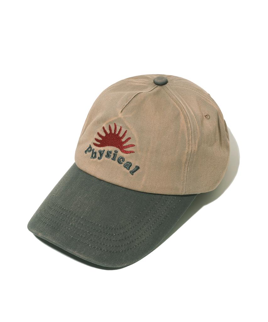 PHYSICAL DEPARTMENT Sunset Washed Trucker Cap_Khaki