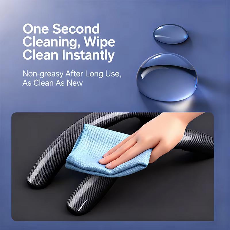 Pro Lexus LS LC RZ IS350 ES300 GS350 CT200h GX460 LX570 RX500h NX300 UX260 LBX Auto Protiskluzový Potah Volantu z Uhlíkových Vláken