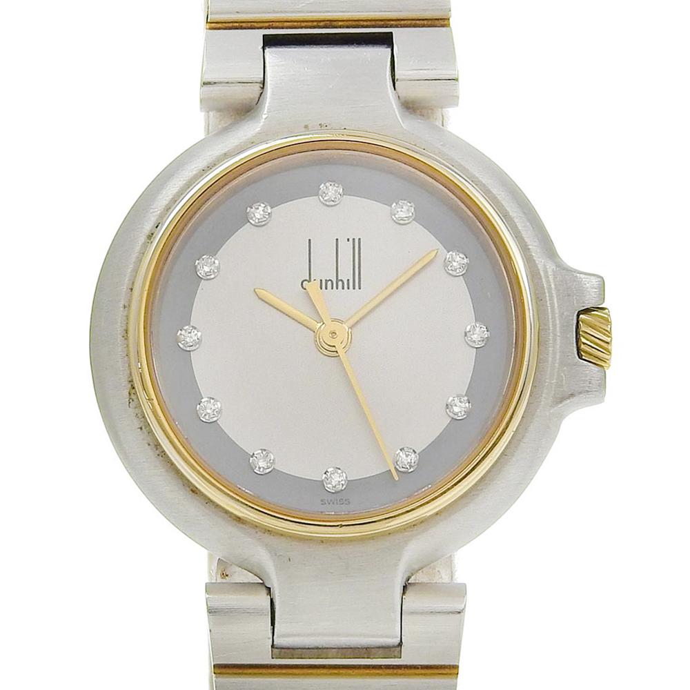 

Dunhill Millennium Watches 12P diamond grayDial Stainless Steel Quartz Analog display Women Used