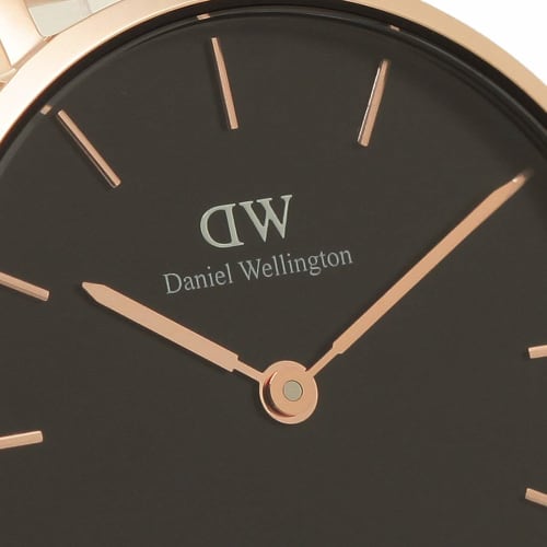 Daniel Wellington Petite 28mm Unisex Quartz Watch for Men and Women, Rose Gold (4) DW00600217