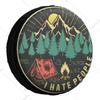 Custom I Hate People Camping Spare Wheel Tire Cover Case Bag Pouch for Jeep Pajero Adventure Hiking Vehicle Accessories