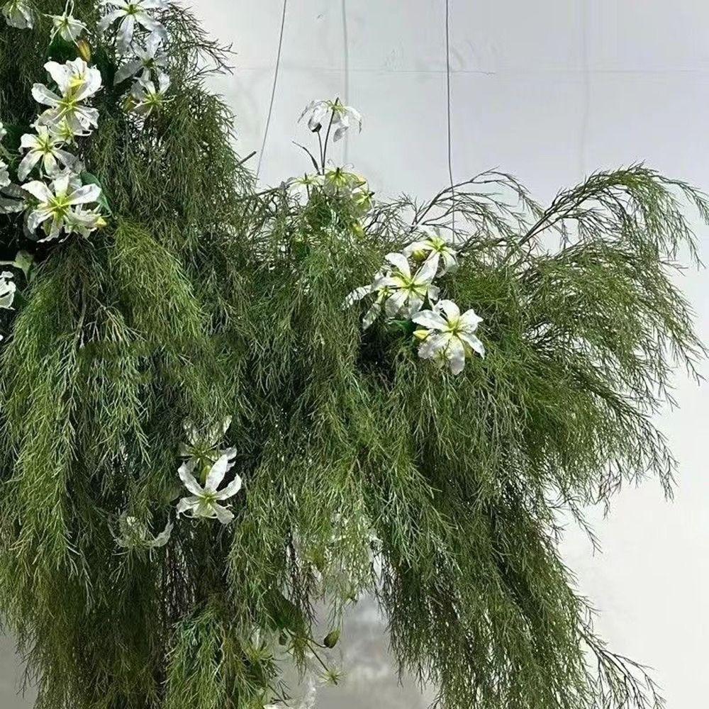 Realistic Artificial Reed Grass Branches 100cm Fake Green Plants  Outdoor Garden Decor