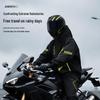 Set Impermeabile da Moto per Uomo con Pantaloni, Antitempesta, Perfetto per Ciclisti e Corriere per Consegna Cibo