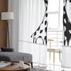 Giraffen Paar verliebt Tüllvorhänge für Wohnzimmer transparenter Vorhang Schlafzimmer Schleier Organza dekorative Fensterbehandlungen