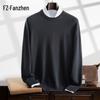 Men's Fanzhen Cashmere Blend Round Neck Sweater