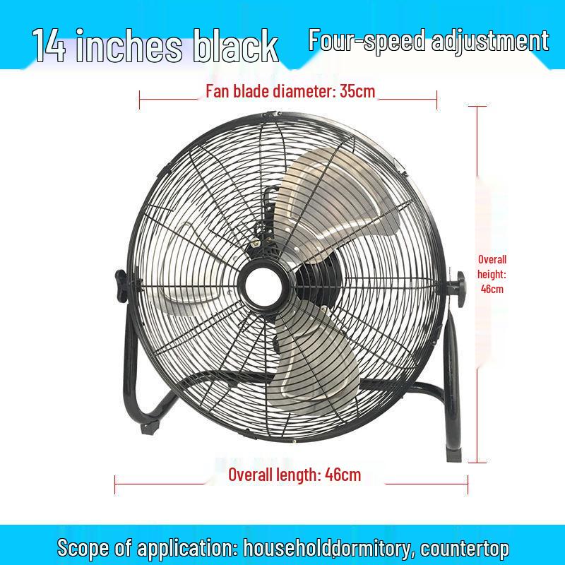 High-Power Multi-Use Fan: Powerful Table, Floor, and Desktop Fan for Home and Industrial Use