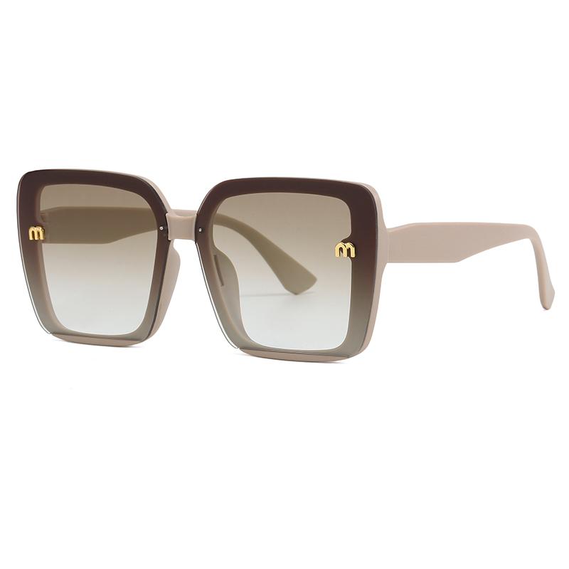 Protective Glasses New Large Square Sunglasses Women Fashion Minimalist Design Eyeglasses Outdoor Anti UV Sun Glasses  Female