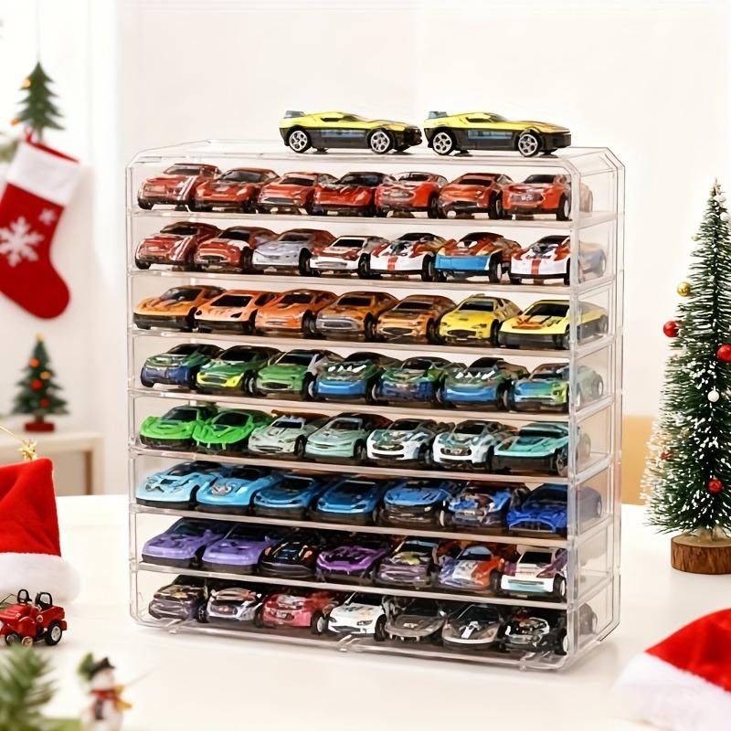 1/2pcs Acrylic Storage Box for Toy Car Models Collection of Racing Toys Multi-Grids Transparent Desktop Alloy Cars Display Shelf