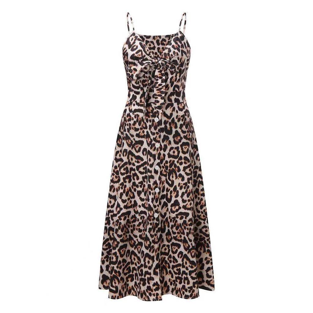 Women's Lace Up Full Floral Sexy Halter Long Dresses