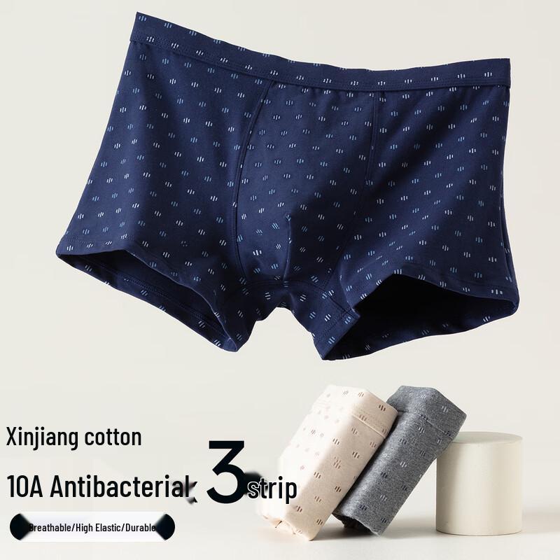 

Men s Cotton Anti-Bacterial Boxer Briefs 3-Pack 2XL