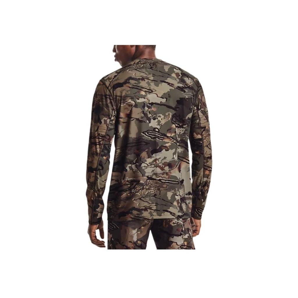 Under Armour Iso-Chill Brush Line Crew Neck Pullover Cool Short Sleeve T-Shirt Men Tops Camouflage Black 1361308-994
