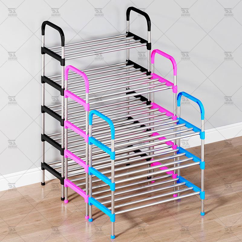Slim Multi-Tier Shoe Rack for Entryway or Dorm
