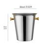 ZISIZ Commercial Bar Ice Bucket