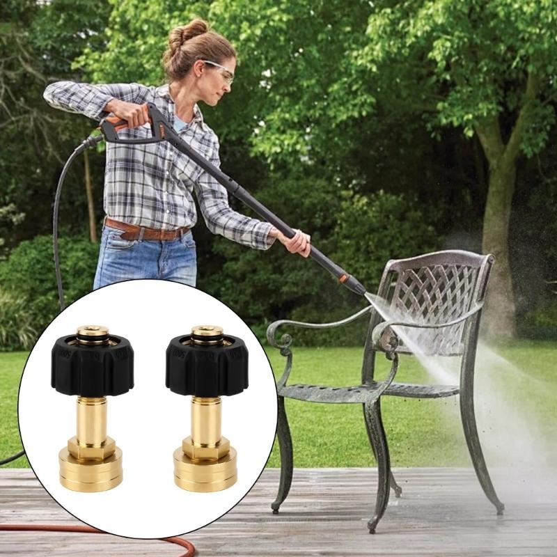 Industrial Strength 3/4In Female Threaded Quick Connect Adapter M22-14mm Copper Fitting For High Pressure Hose Systems