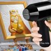 Cordless Hair Dryer With A Charger Portable USB Rechargeable Wireless Hair Blow Dryer For Painting Sketching Classroom
