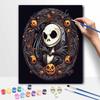 Disney Jack Skellington DIY Painting Kit Classic Style Home Decor Craft Gift Idea Halloween Pumpkin Frame Wall Art Canvas Painting Set 123