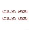 2024 New style Two tone Letters Numbers Emblem CLS53 CLS63 for Car Fender Trunk Rear C257 Sticker for benz car sticker emblem
