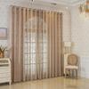 1pc Branch Embroidery Sheer Curtain 1PC Vintage Design with Grommet Hanging for Living Room Bedroom Balcony Kitchen Ready Made