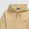 Polo Ralph Lauren Solid Color Logo Embroidered Drawstring Hoodie Men Hoodies Beach-Beige MNPOKNI16823626-250