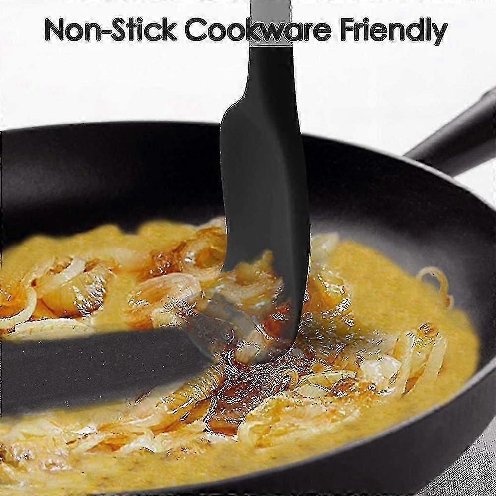 600f High Heat-resistant Premium Silicone Spatula Set, Seamless Design Non-stick Rubber With Cooking/baking Utensil Set Of 4