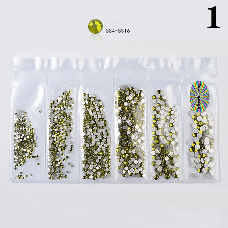 6 Grid Dental Rhinestones Tooth Rhinestones Teeth Jewelry Teeth Whitening Teeth Decoration Dental Crystal