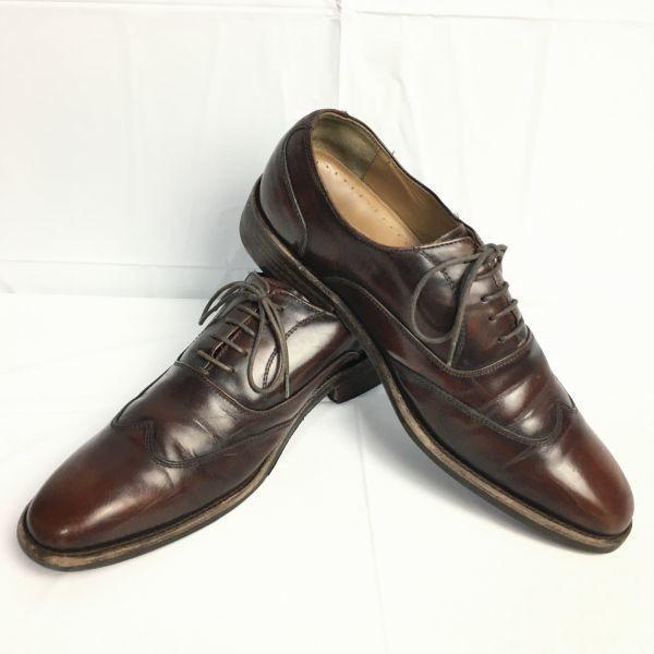 

Vintage DAKS Wingtip Business Shoes Brown size 40.5 25.0-25.5 Men s(USED)