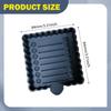 Sticky Notes Holder with Stencil Dispenser Desk Organizer Self Sticks Notepad for Dorm