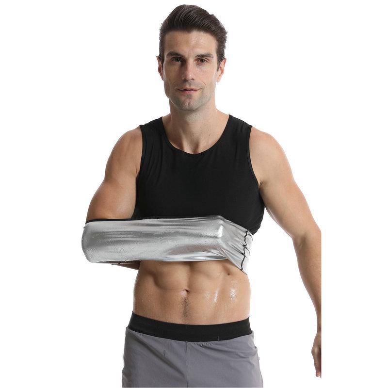Herren-Saunaanzug: Schweißinduzierende Fitness-Körperformende Weste zum Laufen & für die Taillenkontrolle.