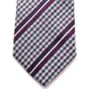 MICHIKO LONDON Brand Made In Italian Silk Jacquard Plaid Regular Size [MICHIKO LONDON] Necktie, Japan, Fabric, Weave, Pattern, Stripe, Business,
