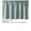 Linen Short Curtain for Kitchen, Semi Sheer Valance for Small Window, Kitchen Curtain for Pantry Door, Farmhouse Cabinet Cover