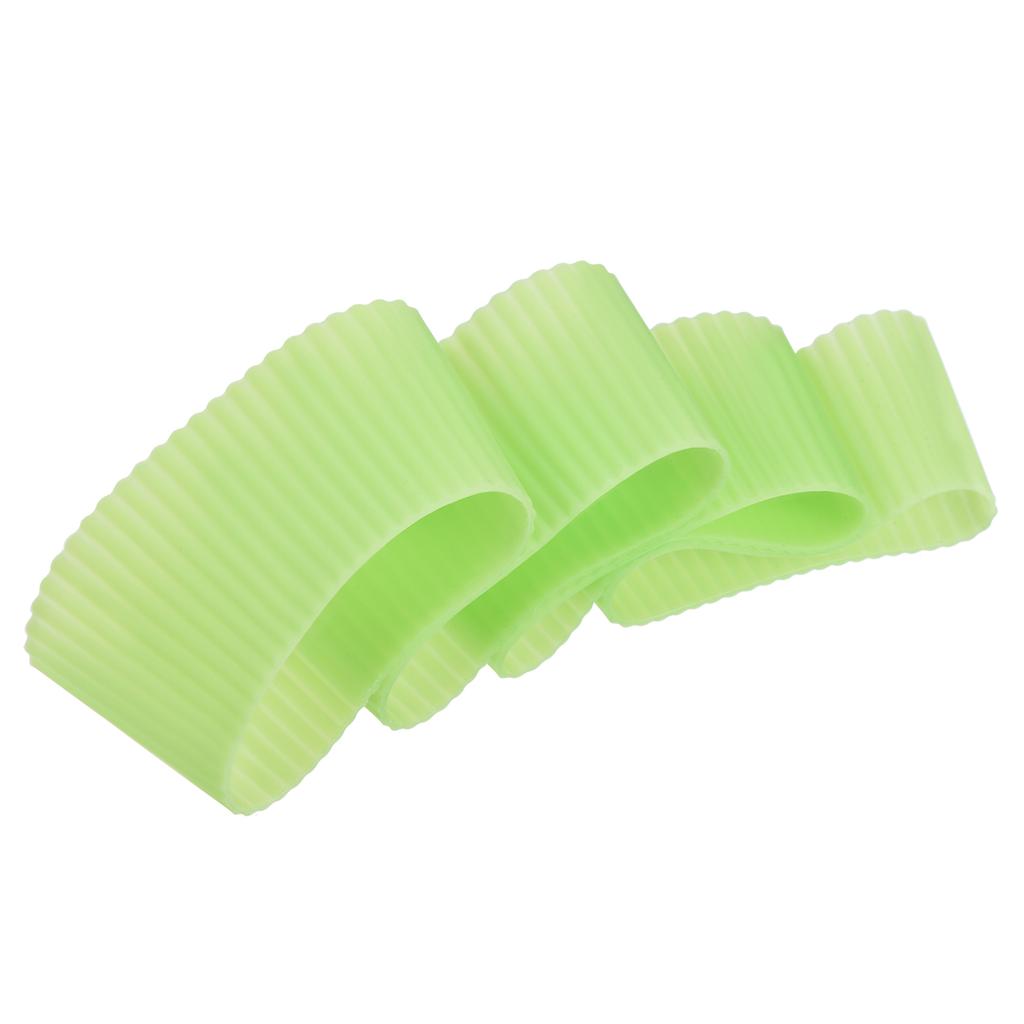 4pcs Mug Sleeves Heat Resistant Protective Anti-slip Cup Silicone Covers Sleeve Covers Water Bottle Boots