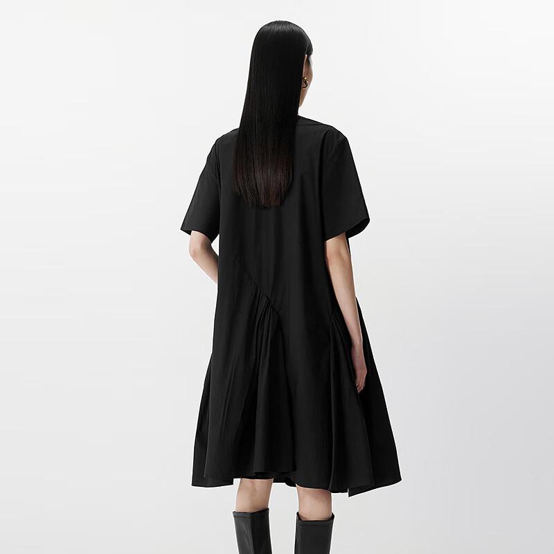 JNBY 2025 Summer Loose Short Sleeve Dress