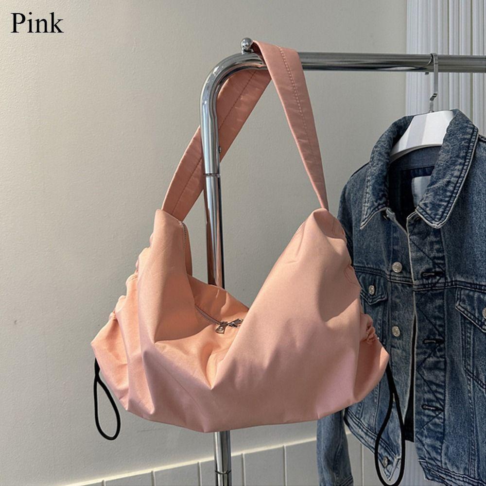 

Fashion Canvas Shoulder Bags Solid Color Large Capacity Messenger Bag Totes Bag Women Female