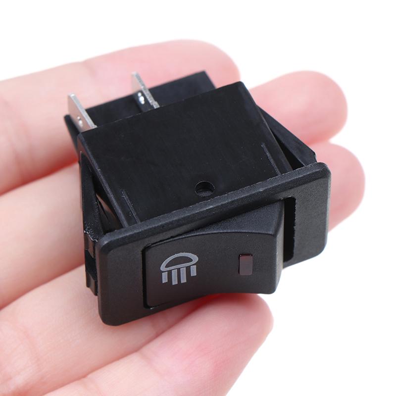 12V 35A Universal Auto Roter LED Nebelscheinwerfer Wippschalter Armaturenbrett 4Pin