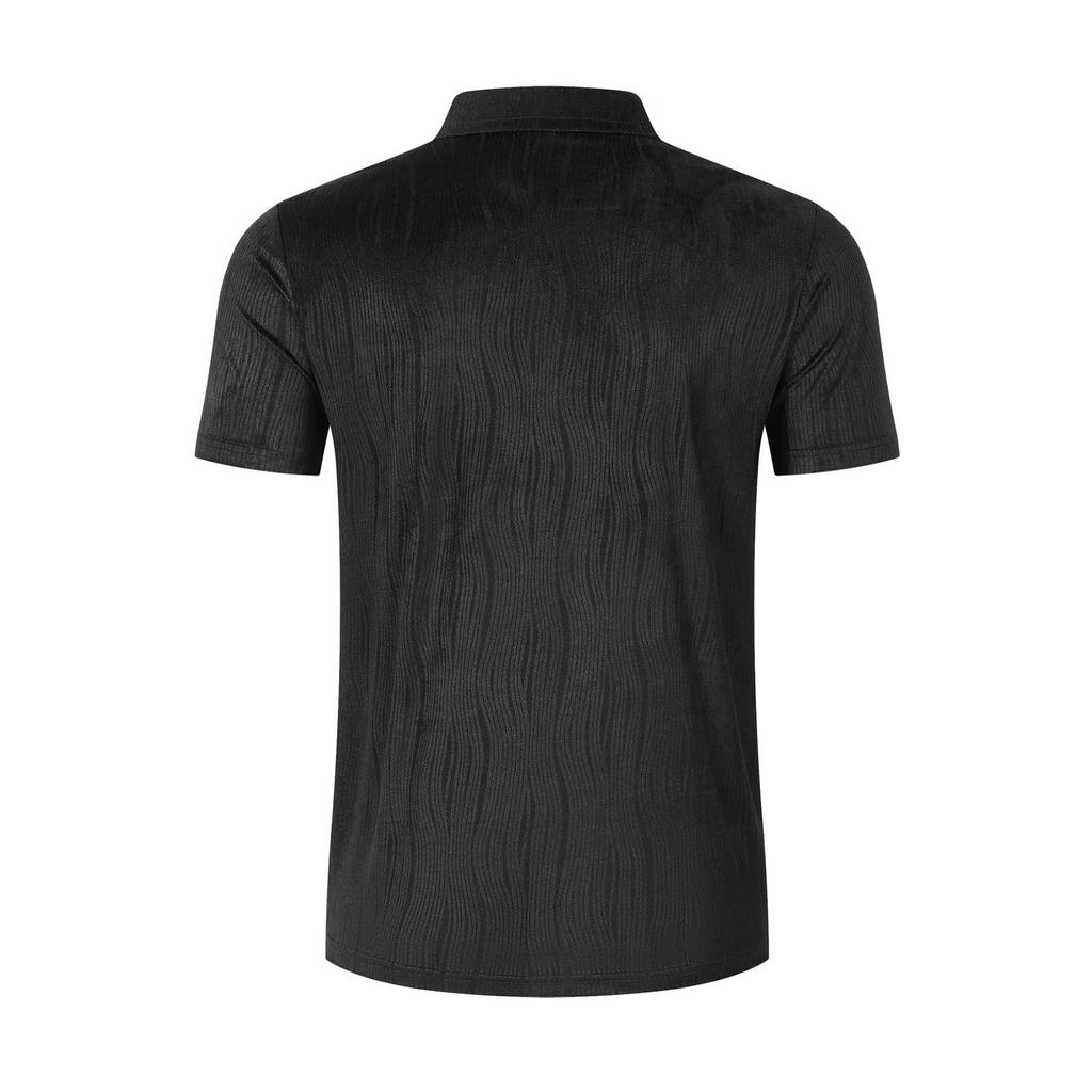 Men's Summer Lapel Button Pocket Corduroy Solid Color Casual Short Sleeve Shirt